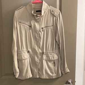 Neutral/Tan/Stone Utility Jacket - Size Medium